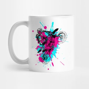 Splash Paint Motocross Mug